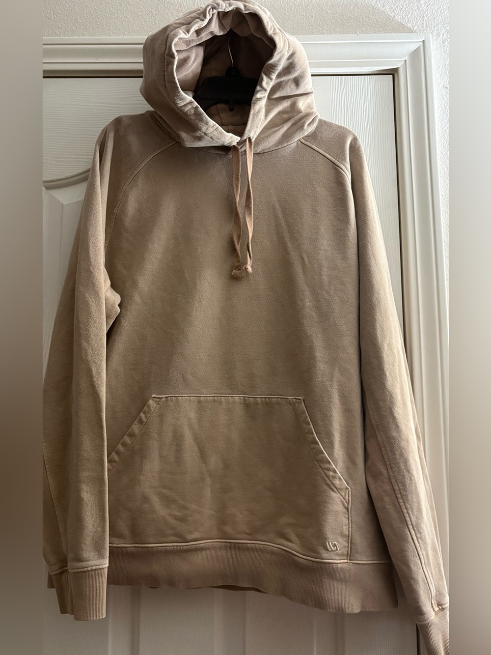 VRST Mens Long Sleeve hoodie Beige Tan size L